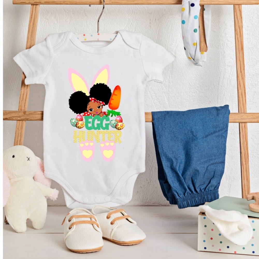 Easter baby onesies for girls available